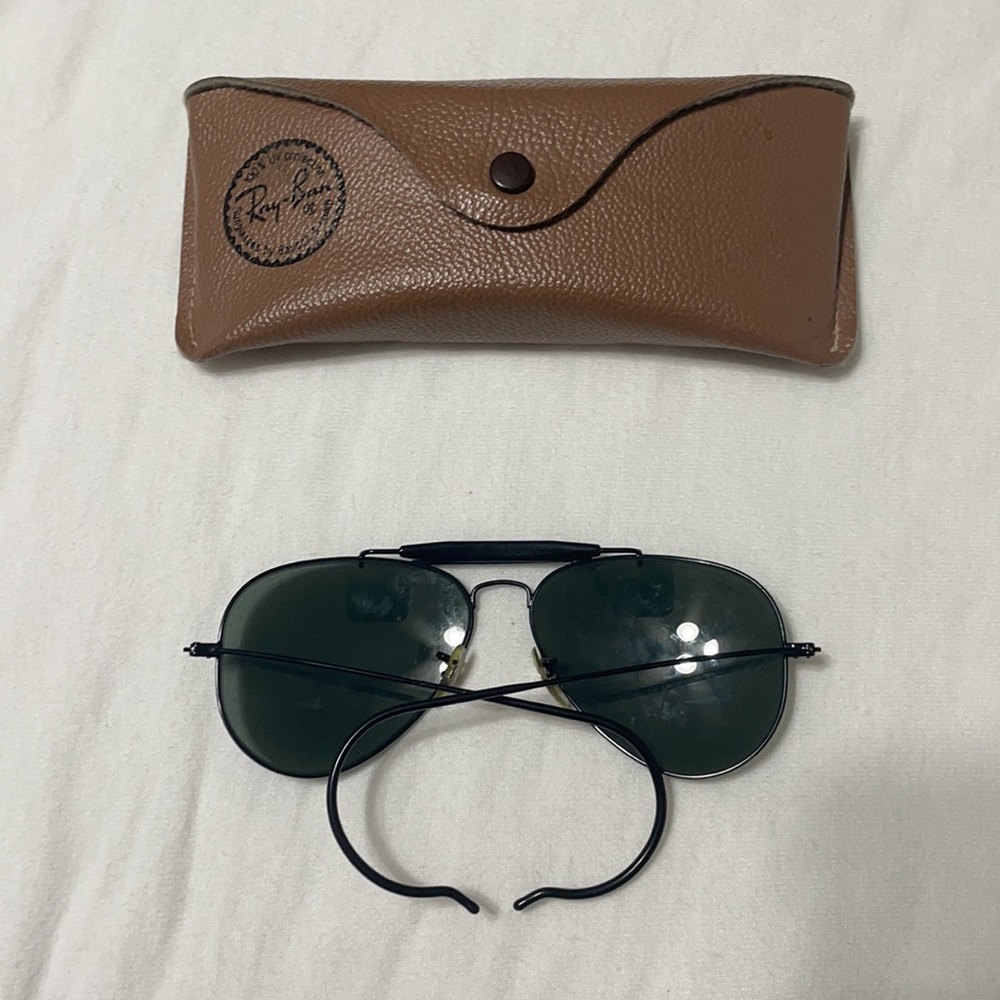 Vintage B&L Ray Ban 3030 L9500 Outdoorsman Aviators - Picture 4 of 10